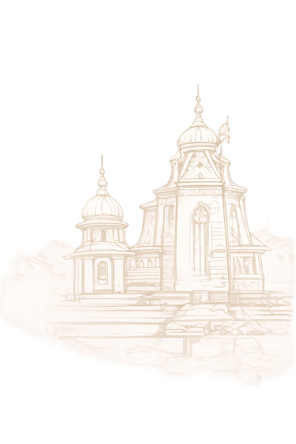Temple Decorative Background